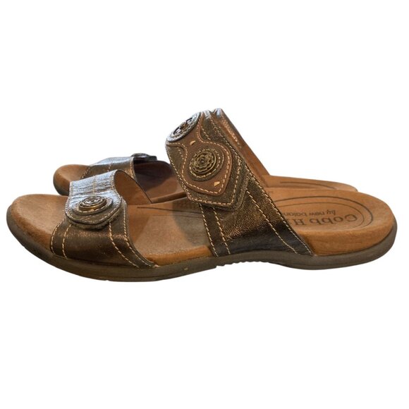 Lot of 2 Cobb Hill By New Balance RevLite Brown & Tan Sandles Sz 7W - Picture 2 of 16